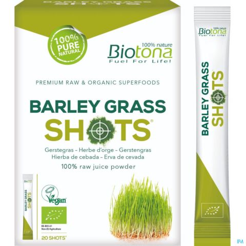 Biotona Barley Grass Shots Sticks 20x2,2g