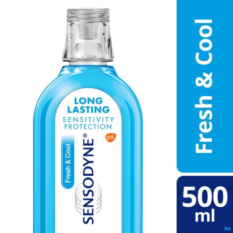 Sensodyne Bain de Bouche Fresh & Cool Flacon 500ml
