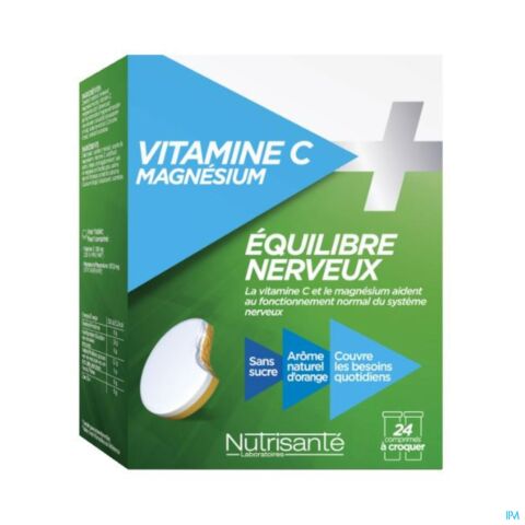 Vitamine C+magnesium Comp A Croquer Tube 2x12