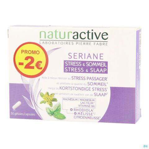 Naturactive Seriane Stress & Sommeil 30 Gélules PROMO -2€