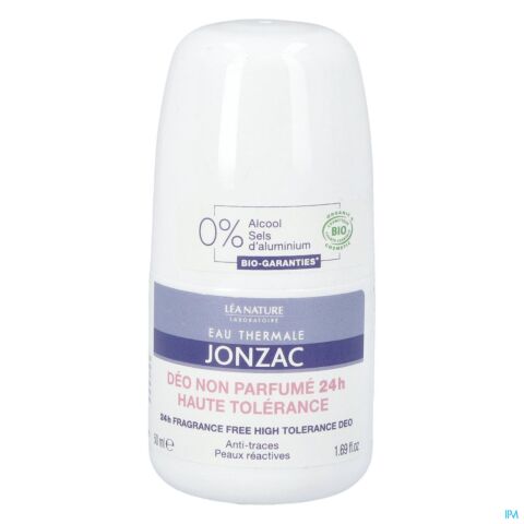 Jonzac Reactive Deo Haute T. S/parfum 24h Bio 50ml