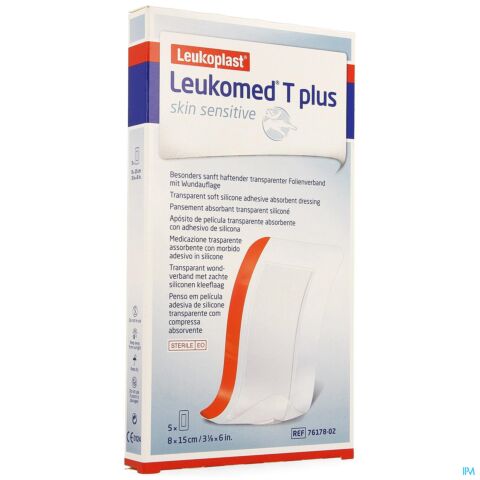 Leukomed T Plus Skin Sens. 8cmx15cm 5 7617802