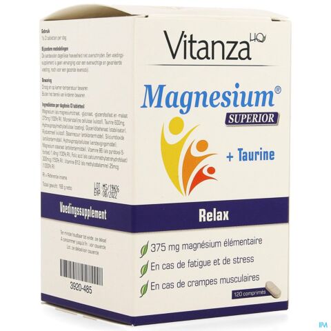 Vitanza Hq Magnesium Superior Comp 120