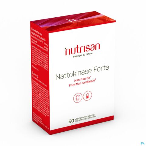 Nutrisan NattoKinase Forte 60 Gélules Végétariennes