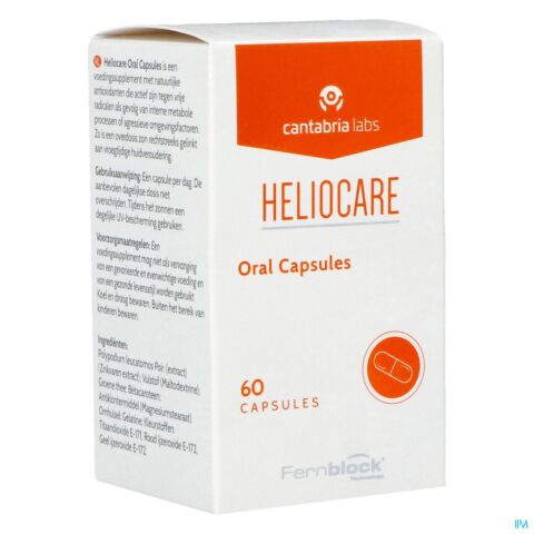 Heliocare Oral Protection Solaire 60 Gélules