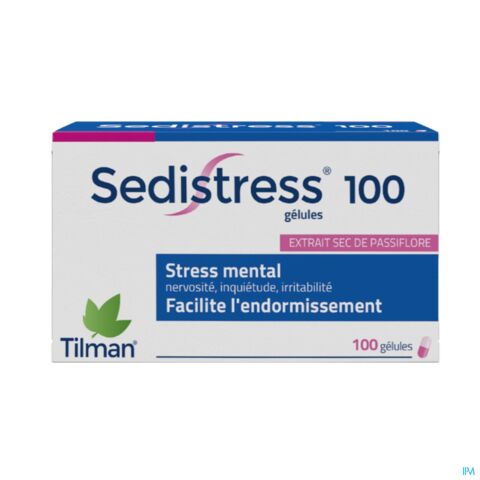 Sedistress 100mg Stress Mental 100 Gélules