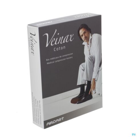 Veinax Chausset Homme Coton 2 Long Marron Taille4