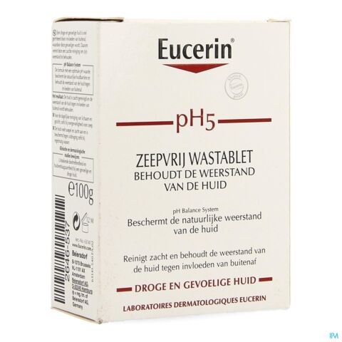 Eucerin pH5 Pain Dermatologique Sans Savon Peau Sèche et Sensible 100g
