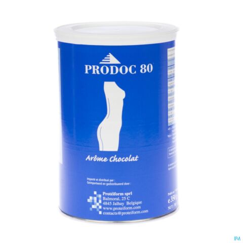 Prodoc 80 poudre milk-shake chocolat 350g