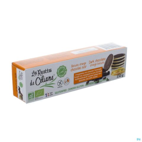 Celiane Biscuit Chocolat Noir Orange Bio 150g 4652