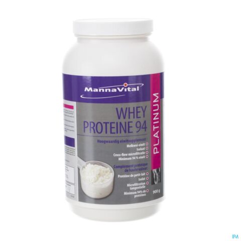 Mannavital Whey Protéine 94 Platinum Poudre 900g