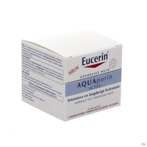 Eucerin Aquaporin Active Soin Hydratant Peaux Normales à Mixtes 50ml