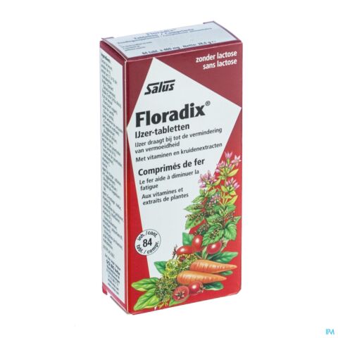 Salus Floradix Fer + Plantes 84 Comprimés