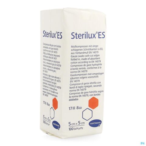 Hartmann Sterilux ES Compresses Non Stériles 8 Plis 5x5cm 100 Pièces