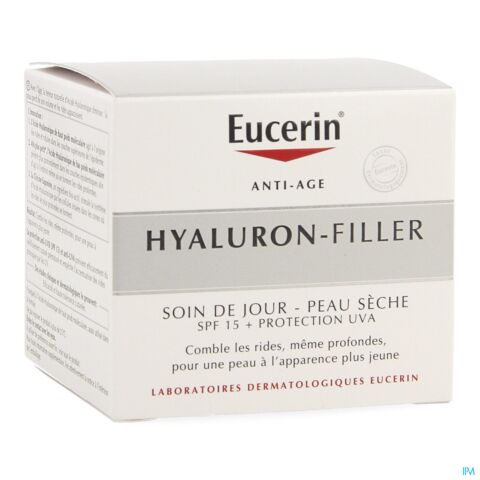 Eucerin Hyaluron-Filler Soin de Jour Anti-Rides Peaux Sèches 50ml