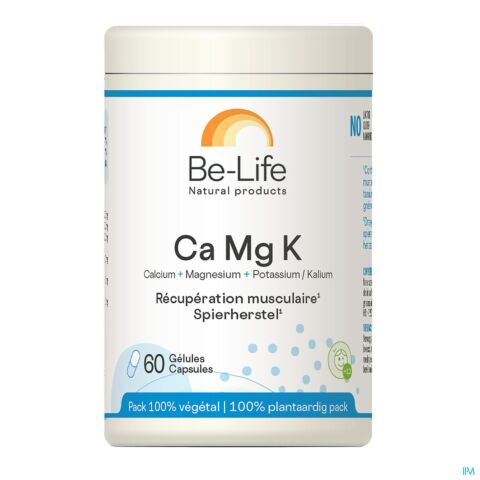 Be-Life Ca Mg K Confort & Tonus Musculaire 60 Gélules