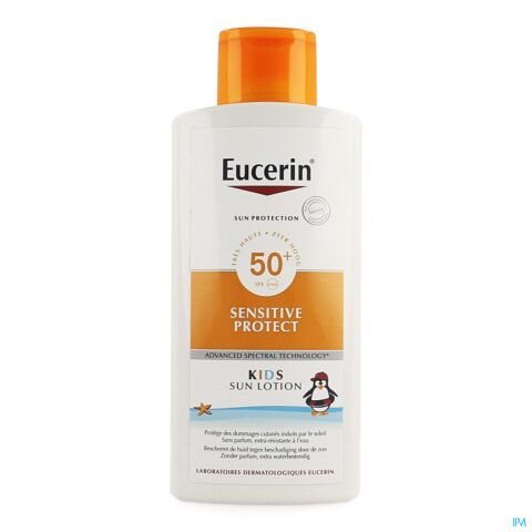 Eucerin Sun Sensitive Protect Kids Enfants Lotion IP50+ Flacon 400ml