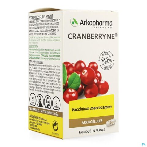 Arkopharma Arkogélules Cranberryne 150 Gélules