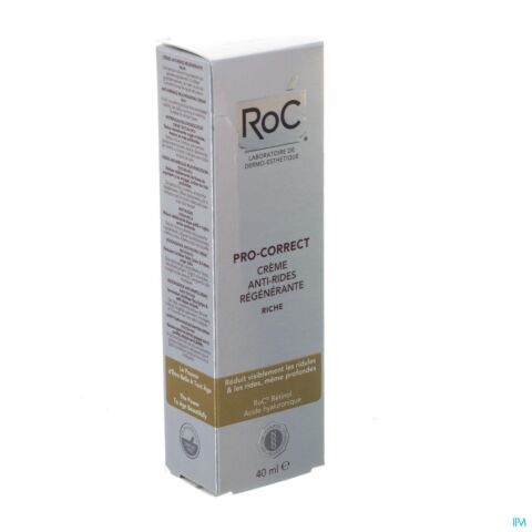 Roc Pro-Correct Crème Anti-Rides Régénérante Riche Spray 40ml