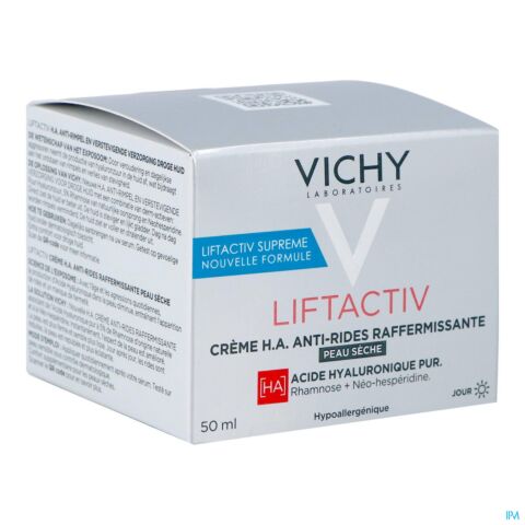 Vichy Liftactiv Supreme Crème de Jour Peaux Sèches à Très Sèches Pot 50ml