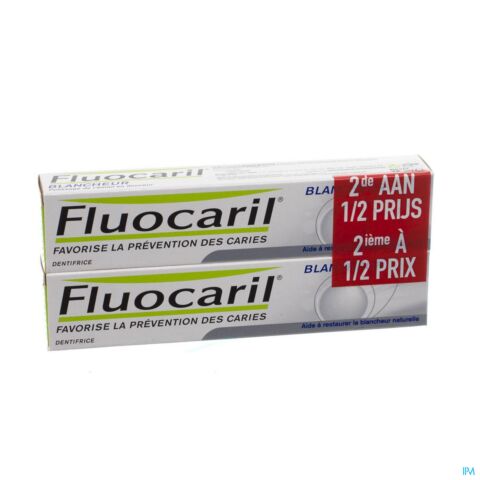 Fluocaril Dentif Whitening Tube 2x75ml 2Ème -50%