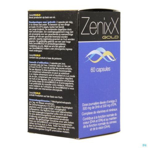 ixX Pharma ZenixX Gold 60 Gélules