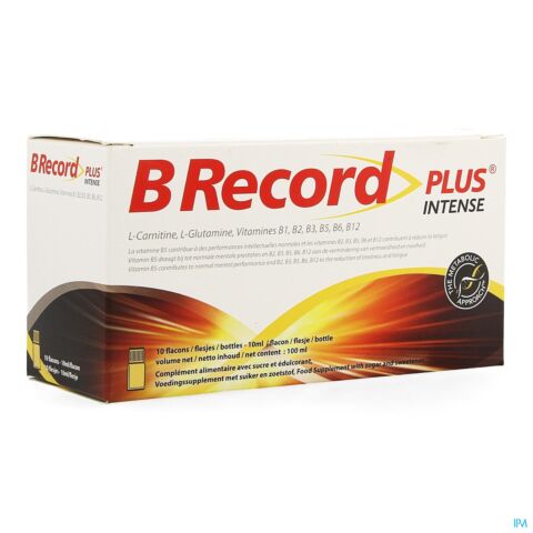 B Record Plus Intense 10 Flacons de 10ml