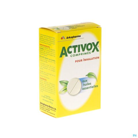 Activox Comprimes Pour Inhalation Tube 2x10