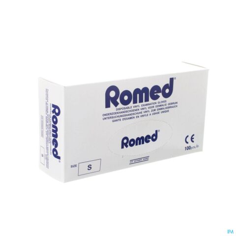 Romed Gants Vinyl Jetable S 100 Pontos