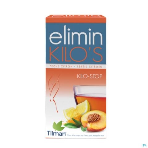 Tilman Elimin Kilo's Kilo-Stop Tisane Pêche-Citron 20 Infusions