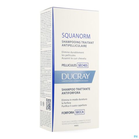 Ducray Squanorm Shampooing Antipelliculaire Pellicules Sèches Flacon 200ml