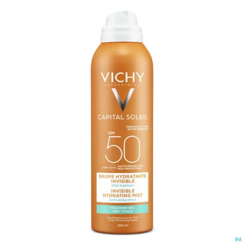 Vichy Idéal Soleil Brume Hydratante Invisible IP50 Spray 200ml