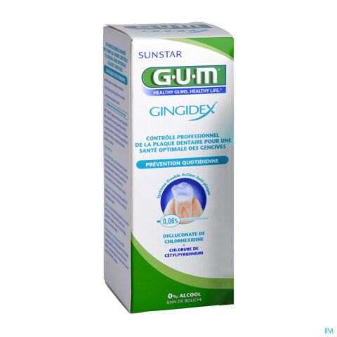 Gum Gingidex Bain de Bouche Flacon 300ml