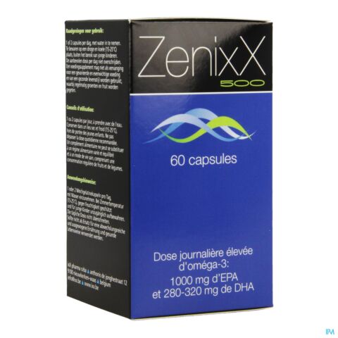 ixX Pharma ZenixX 500 60 Gélules