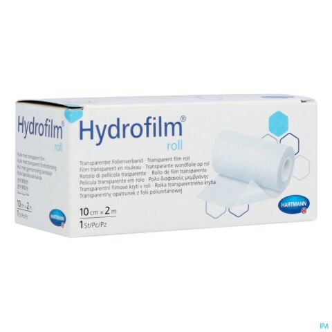 Hartmann Hydrofilm Roll Pansement de Plaie en Film Imperméable 10cmx2m 1 Pièce