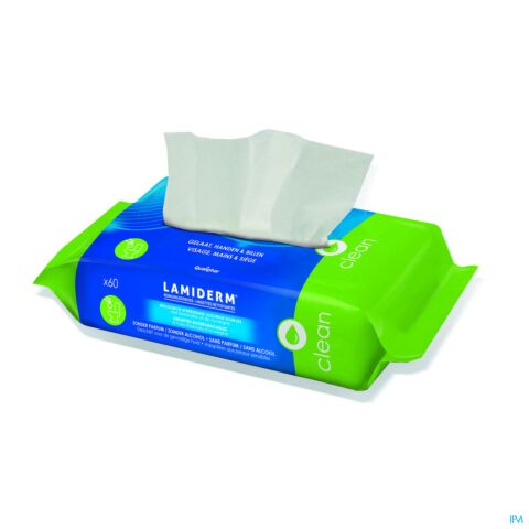 Lamiderm Lingettes Biodegradables Duopack 120