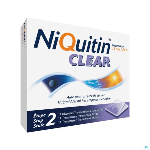 NiQuitin Clear Patch 14mg 14 Patchs
