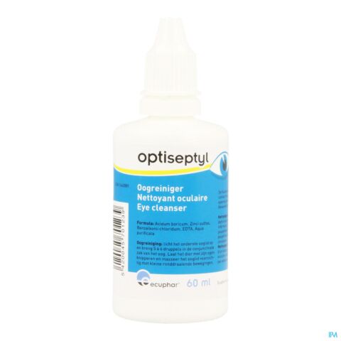 Optiseptyl Nettoyant Yeux Steril 60ml