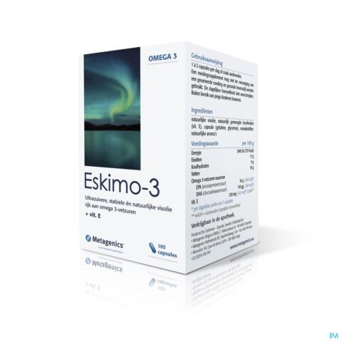Metagenics Eskimo-3 Oméga-3 105 Gélules