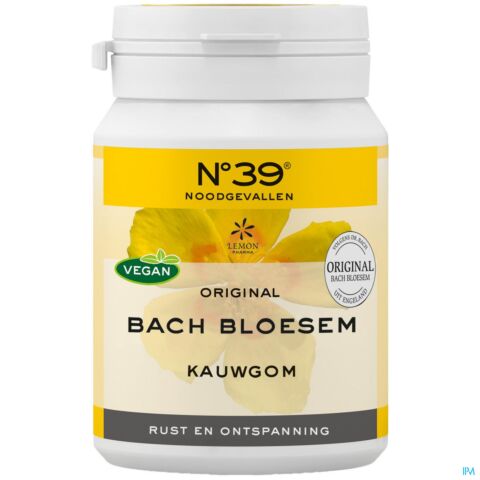 Fleurs de Bach Urgence Chewing-Gums Calme & Relaxation 40 Pièces