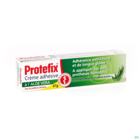 Protefix Crème Adhésive Aloe Vera Prothèse Dentaire Tube 40ml