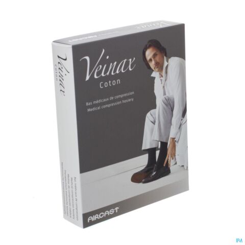 Veinax Chausset Homme Coton 2 Long Marron Taille2