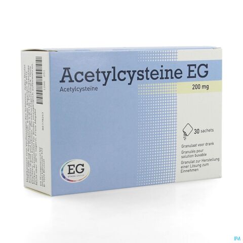 Acetylcysteine EG 200mg 30 Sachets