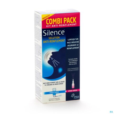 Silence Anti Snoring Kit Nf 15+50ml Rempl.2452688