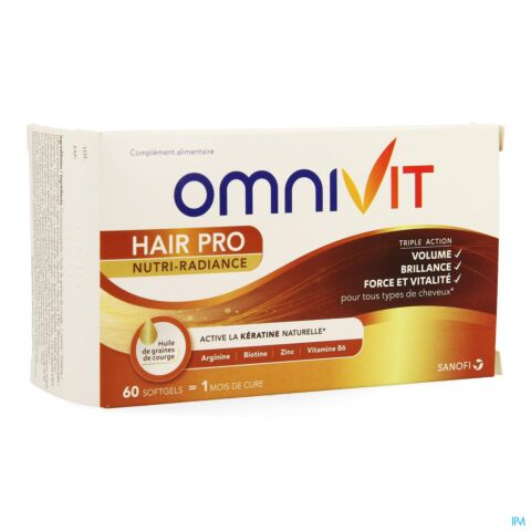 Omnivit Hair Pro Nutri-Radiance 60 Gélules