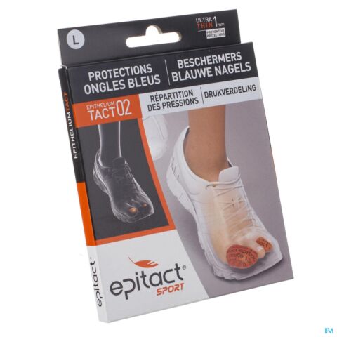 Epitact Sport Protections Ongles Bleus Taille L 2 Pièces