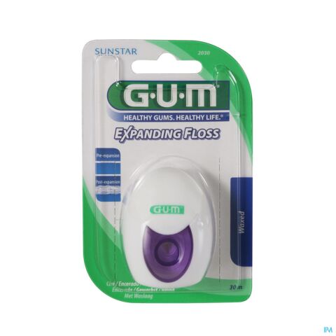 Gum Expanding Floss Waxed Fil Dentaire 30m