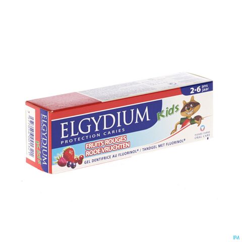 Elgydium Kids Dentifrice Fruits Rouges 2-6ans 50ml