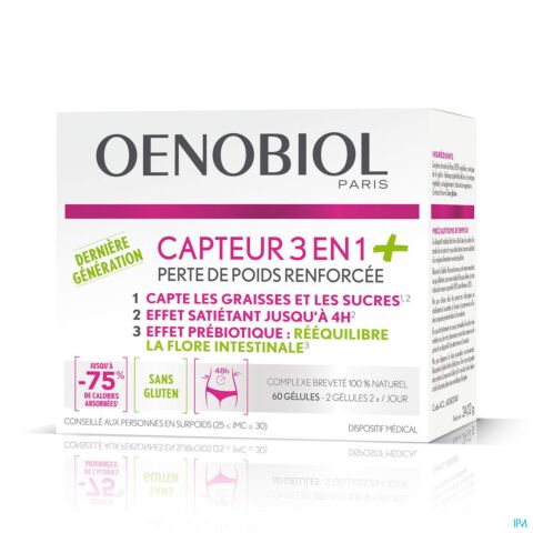 OENOBIOL CAPTEUR 3EN1+ 60 CAPS
