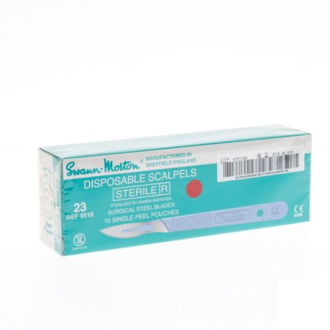 Scalpel s.m disposable sterile nr23 10